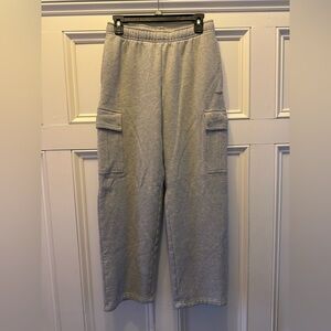 TNA cozfleece cargo sweatpants- S